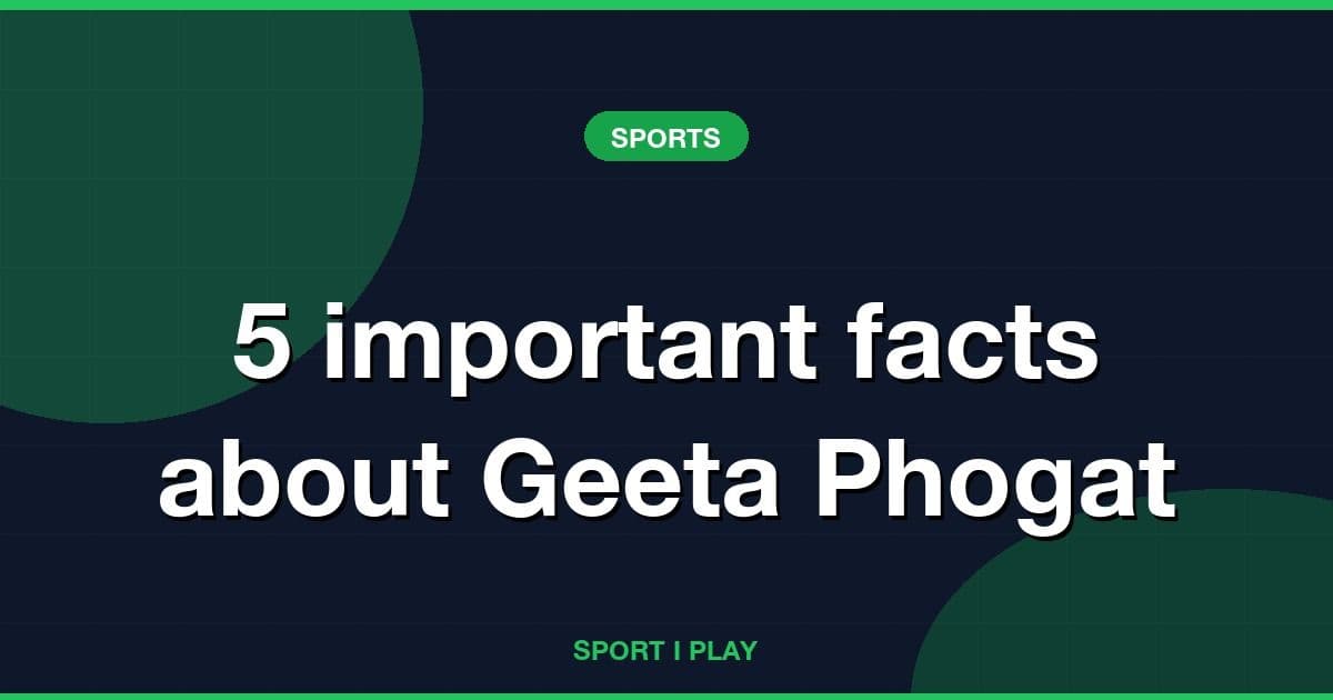 5 important facts about Geeta Phogat