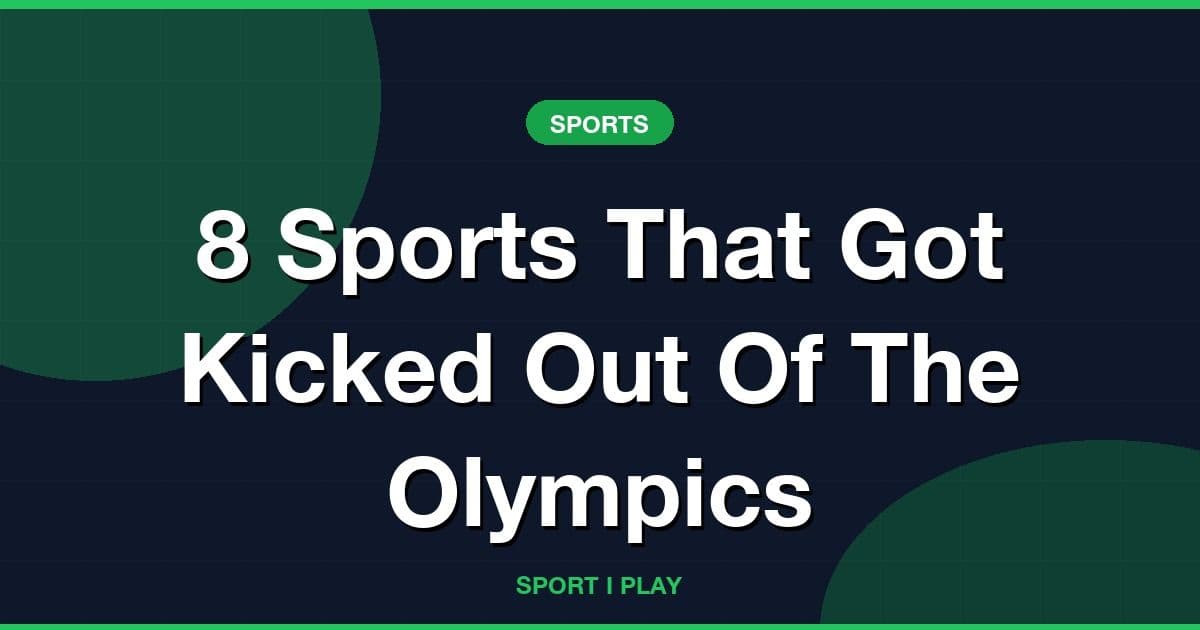 8 Sports That Got Kicked Out Of The Olympics